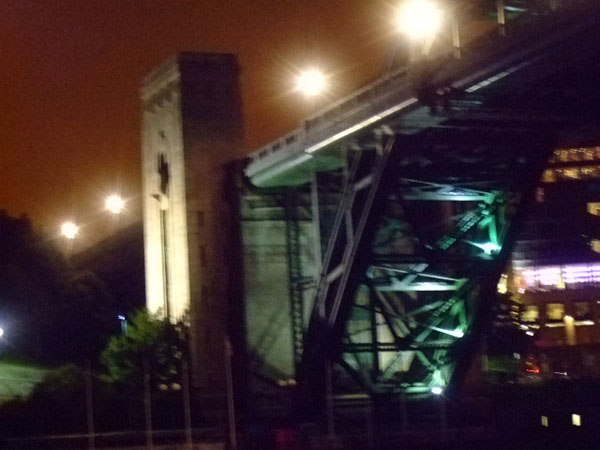 soft focus tyne bridge, newcastle, uk